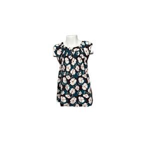 Old Navy Dark Blue Floral Dress in Size 2T (2T)